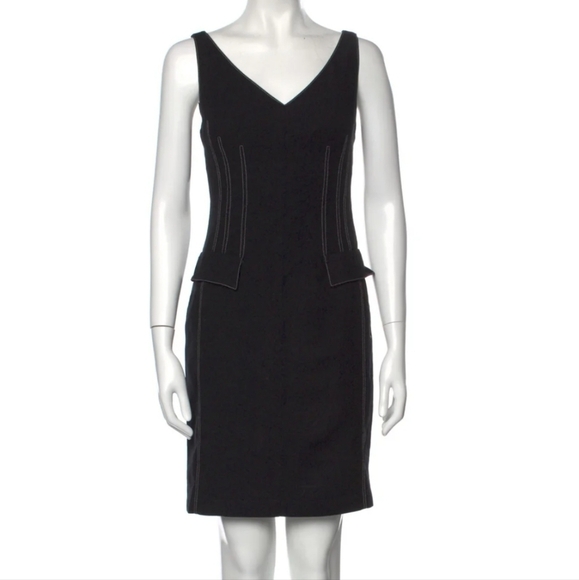 DAVID MEISTERV-Neck Mini Dress - Picture 1 of 5